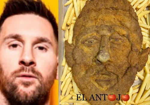 Restaurante argentino reproduz bifes com rosto de Messi ( Imagem: Reprodução)